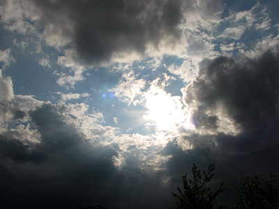 Wolken-Sonne-Mix
